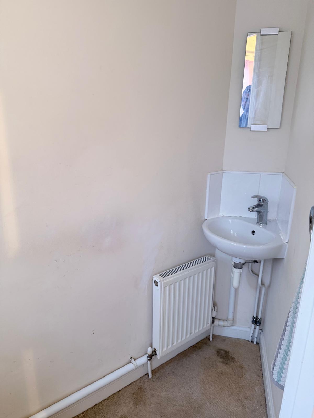 small bathroom after